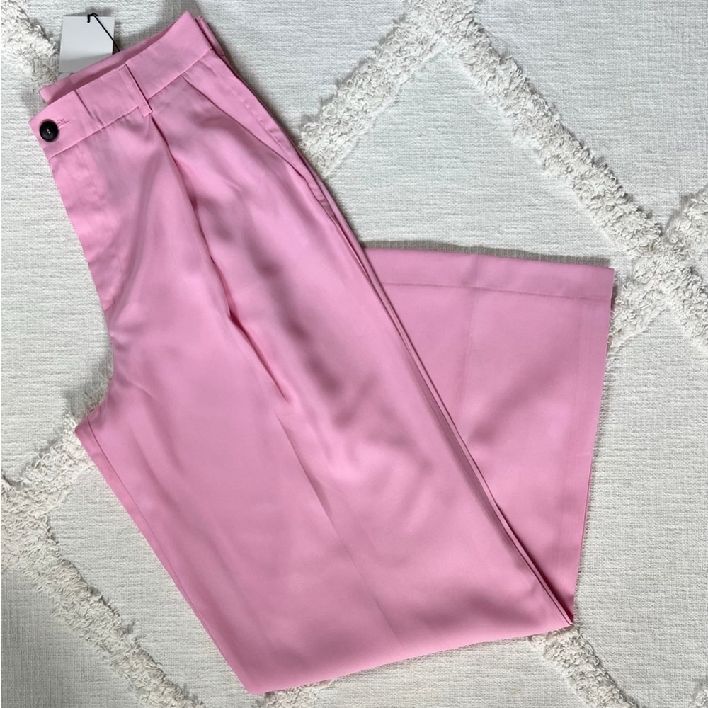 Zara Pink Straight Leg Pants
